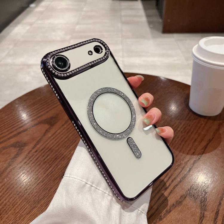 For iPhone Air Diamond Plated MagSafe TPU Phone Case