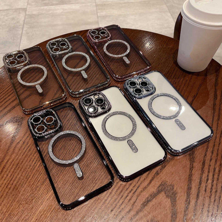 For iPhone 16 Pro Diamond Plated MagSafe TPU Phone Case