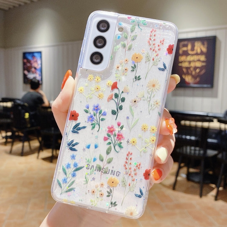 For Samsung Galaxy S24 FE 5G Fresh Small Floral Epoxy TPU Phone Case