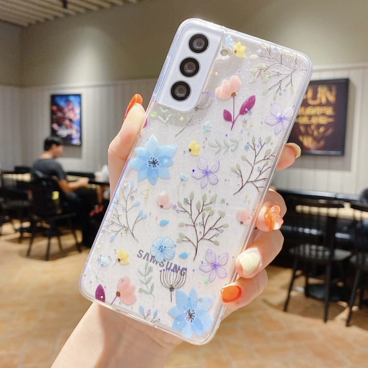 For Samsung Galaxy S24 FE 5G Fresh Small Floral Epoxy TPU Phone Case