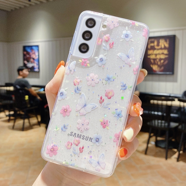 For Samsung Galaxy S24 FE 5G Fresh Small Floral Epoxy TPU Phone Case