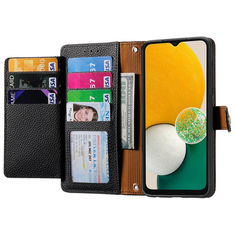 For Samsung Galaxy A13 5G Love Zipper Lanyard Leather Phone Case