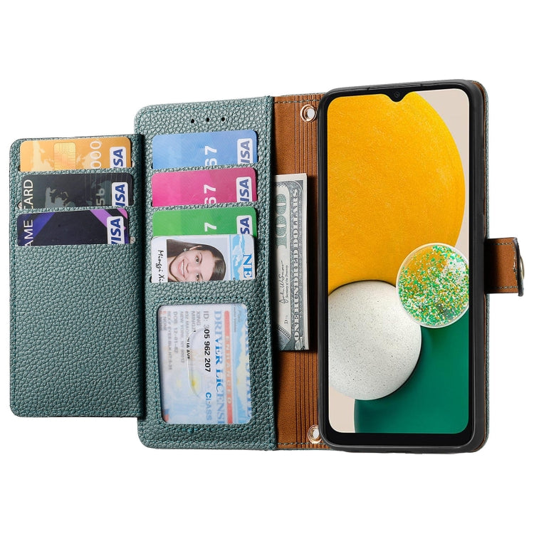 For Samsung Galaxy A13 5G Love Zipper Lanyard Leather Phone Case