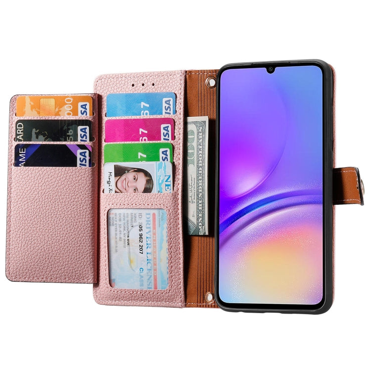 For Samsung Galaxy A05 4G Love Zipper Lanyard Leather Phone Case