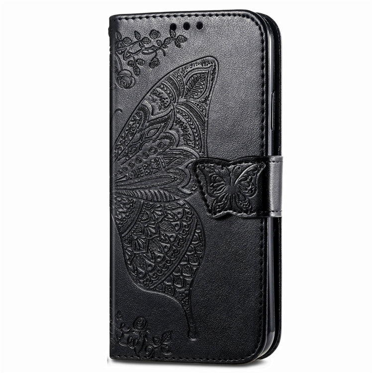 For Samsung Galaxy C55 Butterfly Love Flower Embossed Leather Phone Case