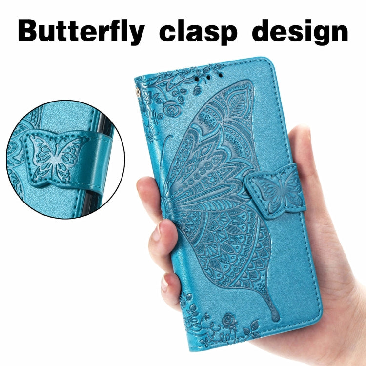 For Samsung Galaxy C55 Butterfly Love Flower Embossed Leather Phone Case