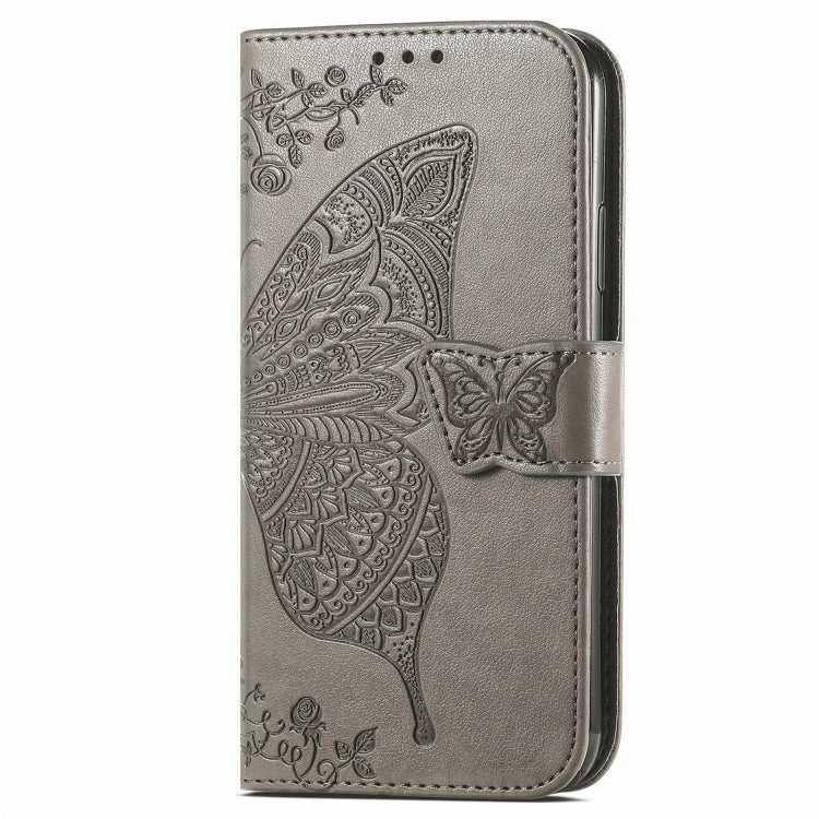 For Samsung Galaxy C55 Butterfly Love Flower Embossed Leather Phone Case