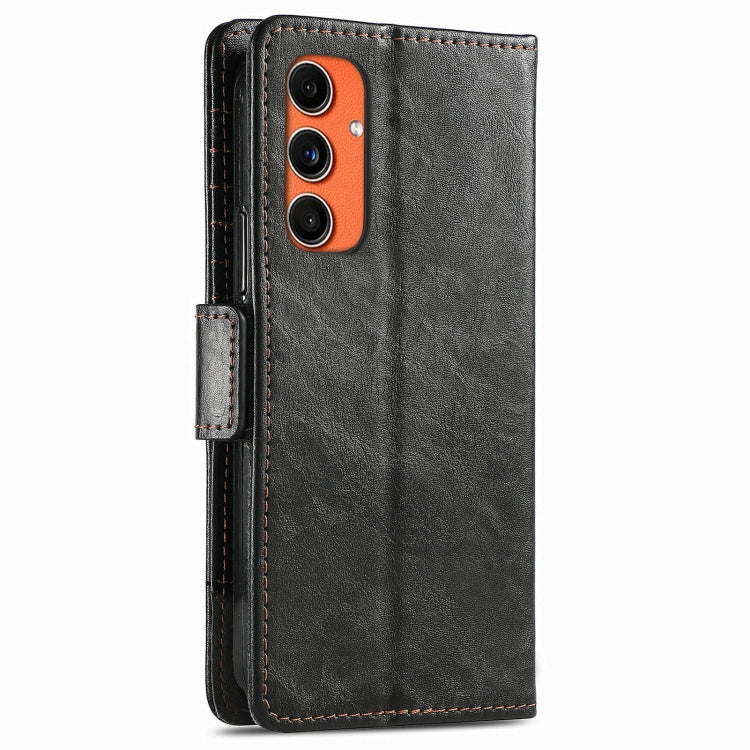 For Samsung Galaxy C55 CaseNeo Splicing Dual Magnetic Buckle Leather Phone Case