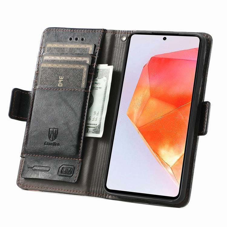 For Samsung Galaxy C55 CaseNeo Splicing Dual Magnetic Buckle Leather Phone Case