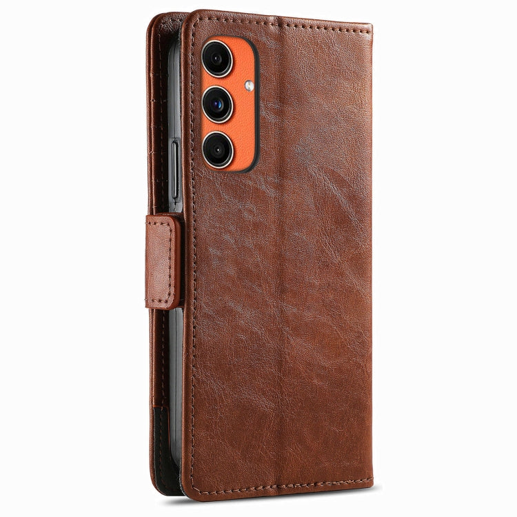 For Samsung Galaxy C55 CaseNeo Splicing Dual Magnetic Buckle Leather Phone Case