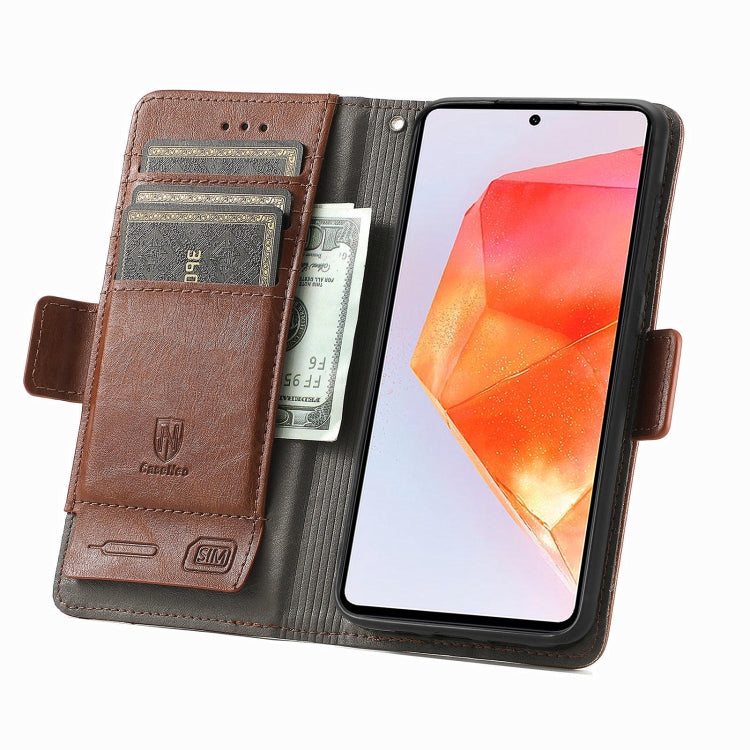 For Samsung Galaxy C55 CaseNeo Splicing Dual Magnetic Buckle Leather Phone Case