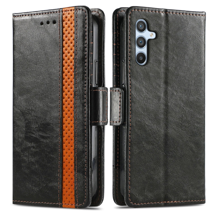 For Samsung Galaxy A36 5G CaseNeo Splicing Dual Magnetic Buckle Leather Phone Case