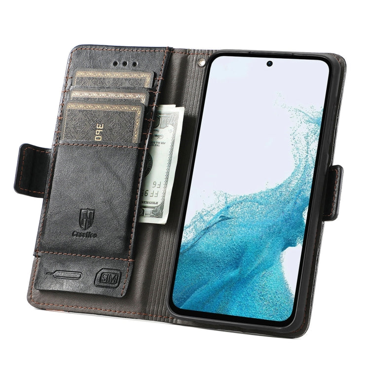 For Samsung Galaxy A36 5G CaseNeo Splicing Dual Magnetic Buckle Leather Phone Case