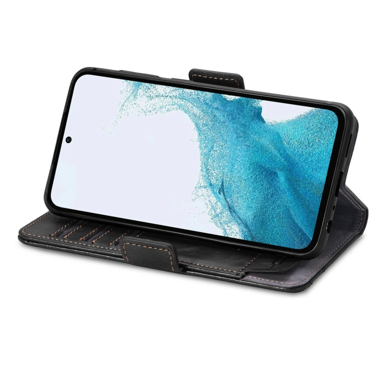 For Samsung Galaxy A36 5G CaseNeo Splicing Dual Magnetic Buckle Leather Phone Case