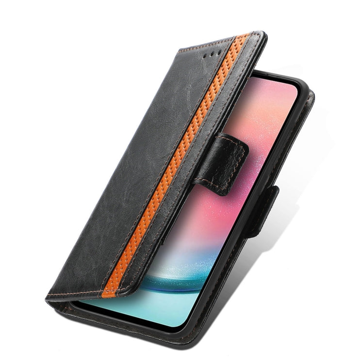 For Samsung Galaxy A36 5G CaseNeo Splicing Dual Magnetic Buckle Leather Phone Case