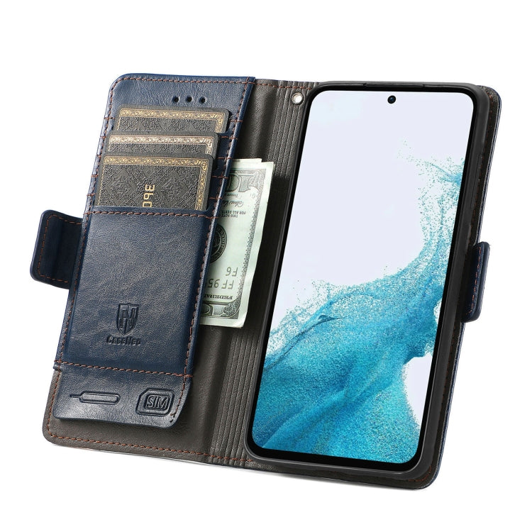 For Samsung Galaxy A36 5G CaseNeo Splicing Dual Magnetic Buckle Leather Phone Case