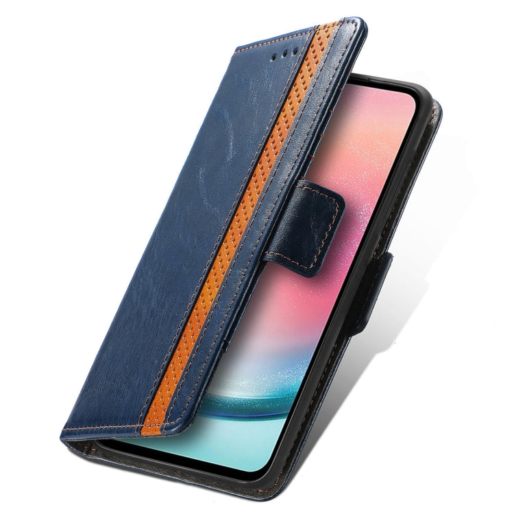 For Samsung Galaxy A36 5G CaseNeo Splicing Dual Magnetic Buckle Leather Phone Case