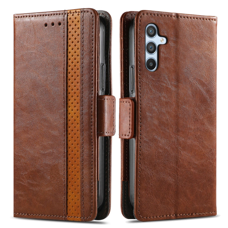 For Samsung Galaxy A36 5G CaseNeo Splicing Dual Magnetic Buckle Leather Phone Case
