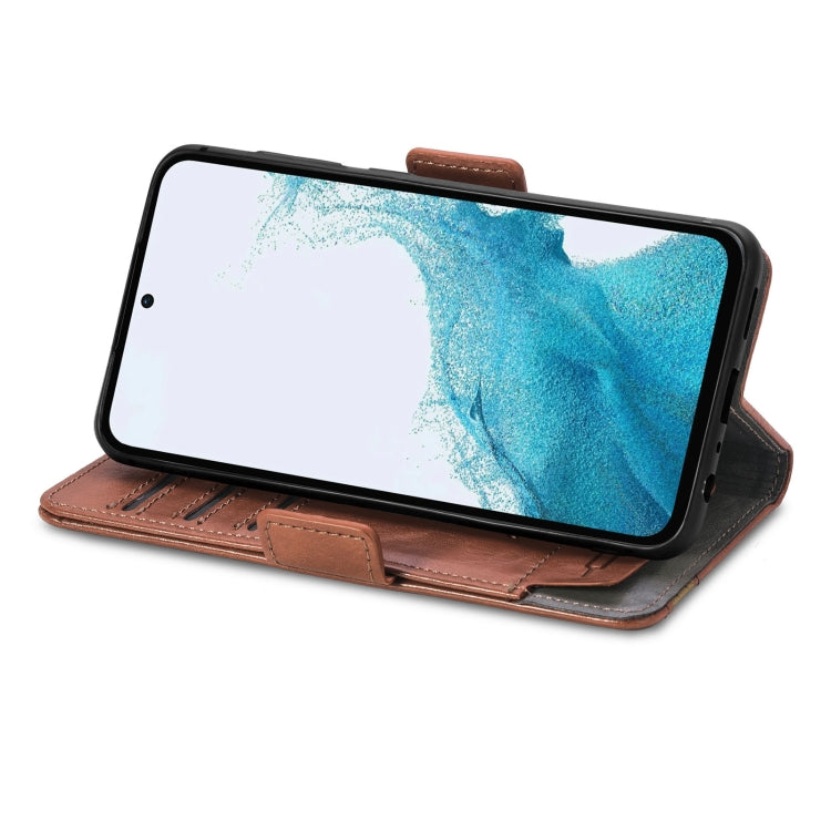 For Samsung Galaxy A36 5G CaseNeo Splicing Dual Magnetic Buckle Leather Phone Case