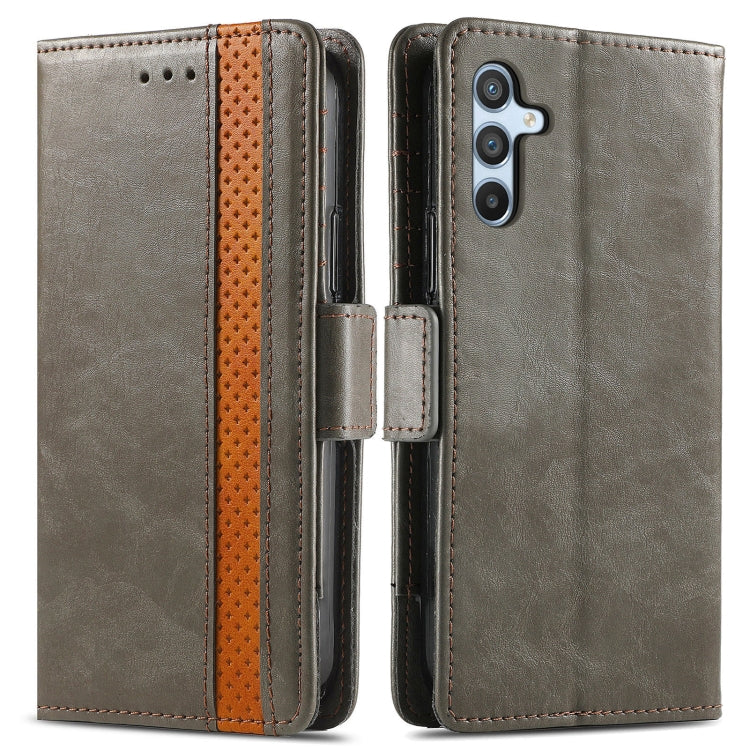 For Samsung Galaxy A36 5G CaseNeo Splicing Dual Magnetic Buckle Leather Phone Case
