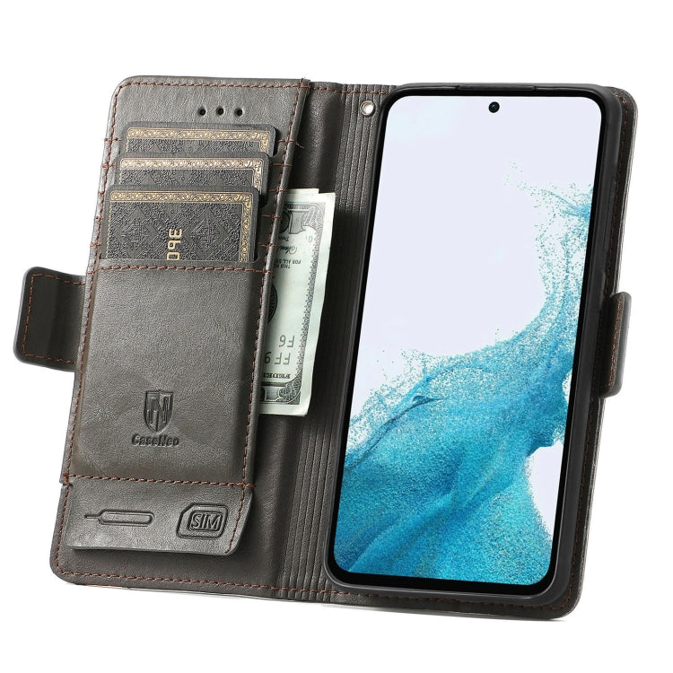 For Samsung Galaxy A36 5G CaseNeo Splicing Dual Magnetic Buckle Leather Phone Case
