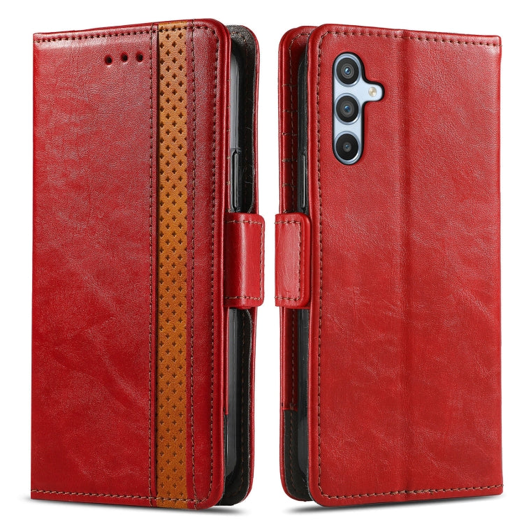 For Samsung Galaxy A36 5G CaseNeo Splicing Dual Magnetic Buckle Leather Phone Case