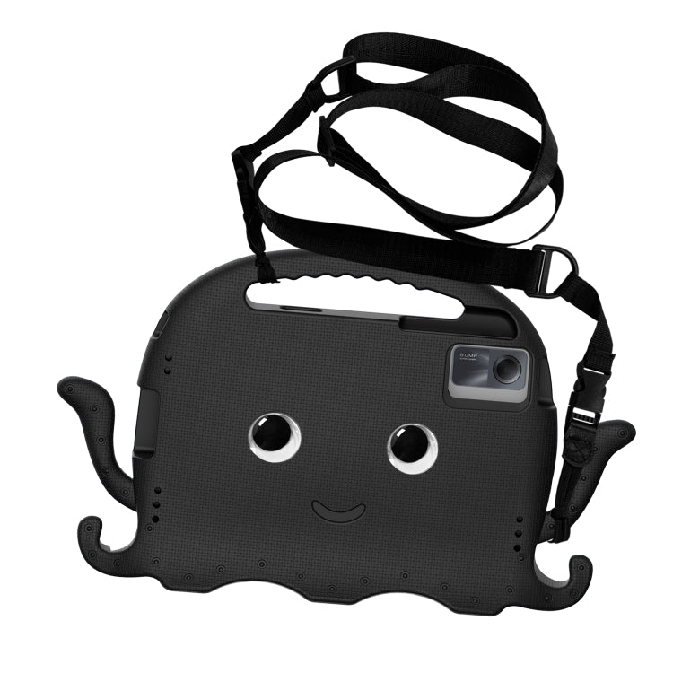 For Samsung Galaxy Tab S9 / S9 FE / S7 / S8 Octopus Style EVA Hybrid PC Shockproof Tablet Case with Strap