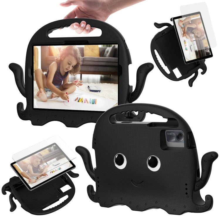 For Samsung Galaxy Tab S9 / S9 FE / S7 / S8 Octopus Style EVA Hybrid PC Shockproof Tablet Case with Strap