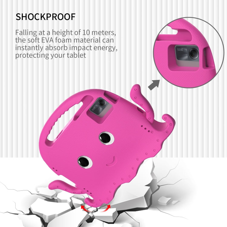 For Samsung Galaxy Tab S9 / S9 FE / S7 / S8 Octopus Style EVA Hybrid PC Shockproof Tablet Case with Strap