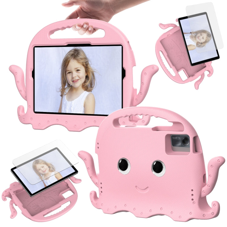 For Samsung Galaxy Tab S9 / S9 FE / S7 / S8 Octopus Style EVA Hybrid PC Shockproof Tablet Case with Strap