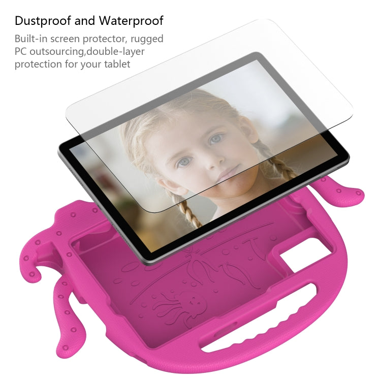 For Samsung Galaxy Tab A11+ / A9+ Octopus Style EVA Hybrid PC Shockproof Tablet Case with Strap