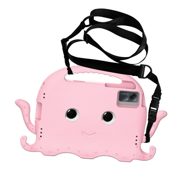 For Samsung Galaxy Tab A11+ / A9+ Octopus Style EVA Hybrid PC Shockproof Tablet Case with Strap