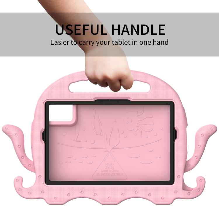 For Samsung Galaxy Tab A11+ / A9+ Octopus Style EVA Hybrid PC Shockproof Tablet Case with Strap