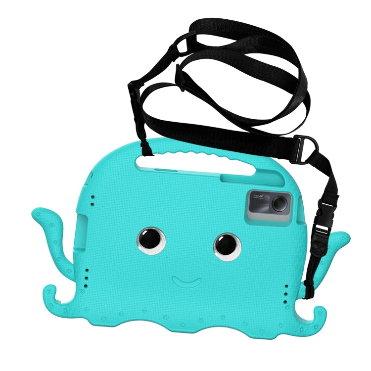 For Samsung Galaxy Tab A11+ / A9+ Octopus Style EVA Hybrid PC Shockproof Tablet Case with Strap