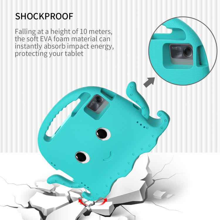 For Samsung Galaxy Tab A11+ / A9+ Octopus Style EVA Hybrid PC Shockproof Tablet Case with Strap