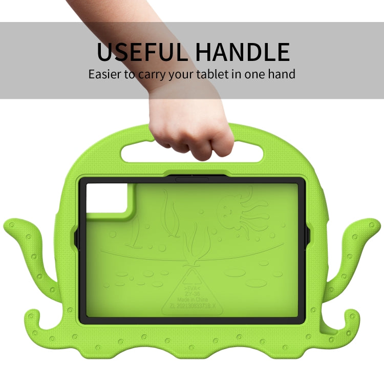 For Samsung Galaxy Tab A11+ / A9+ Octopus Style EVA Hybrid PC Shockproof Tablet Case with Strap