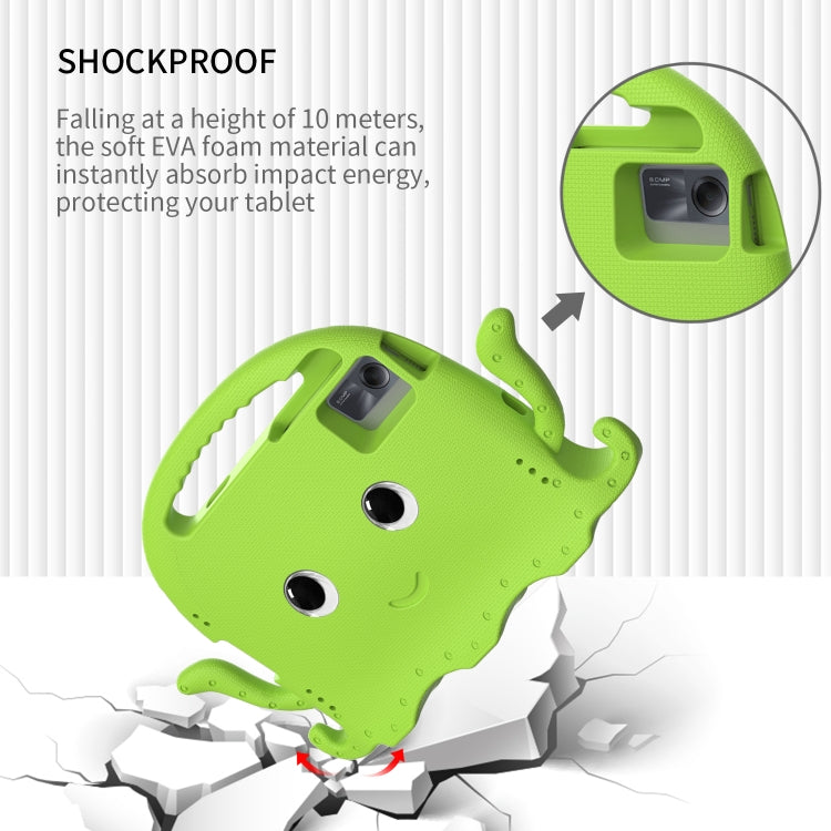 For Samsung Galaxy Tab A11+ / A9+ Octopus Style EVA Hybrid PC Shockproof Tablet Case with Strap