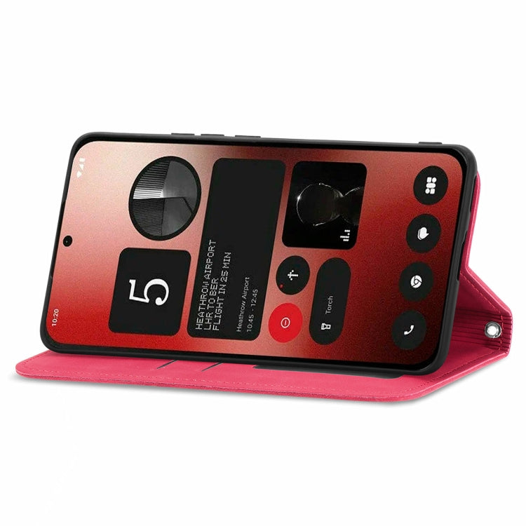 For Nothing Phone 2a Retro Skin Feel Magnetic Flip Leather Phone Case