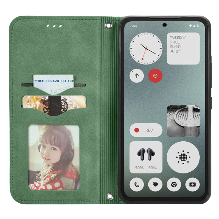 For  Nothing CMF Phone 1 Retro Skin Feel Magnetic Flip Leather Phone Case