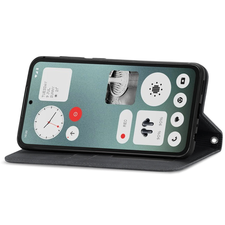 For  Nothing CMF Phone 1 Retro Skin Feel Magnetic Flip Leather Phone Case