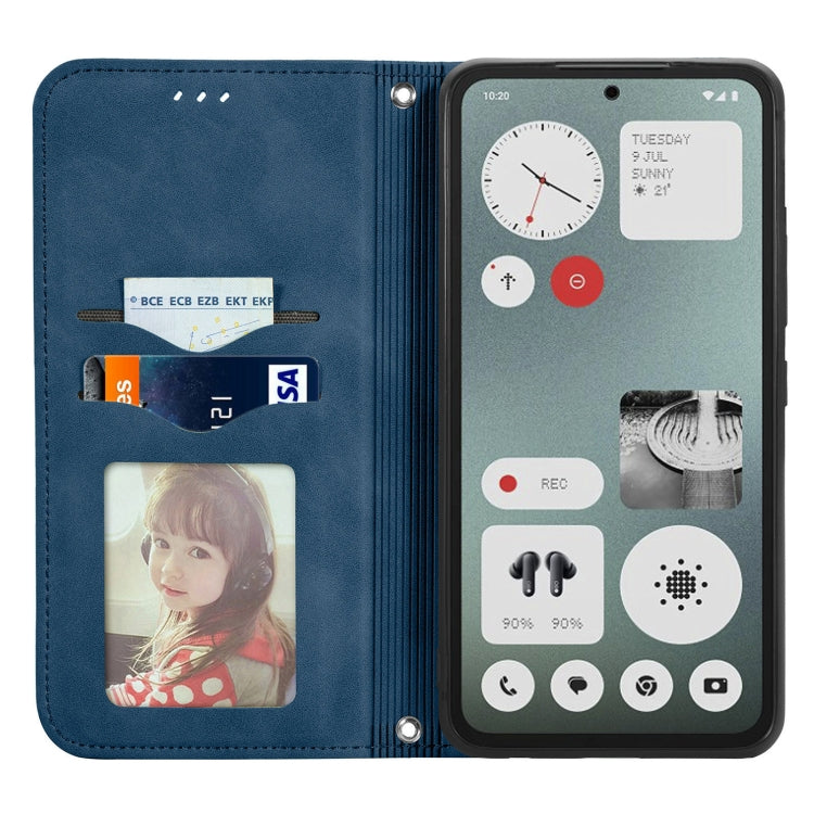 For  Nothing CMF Phone 1 Retro Skin Feel Magnetic Flip Leather Phone Case