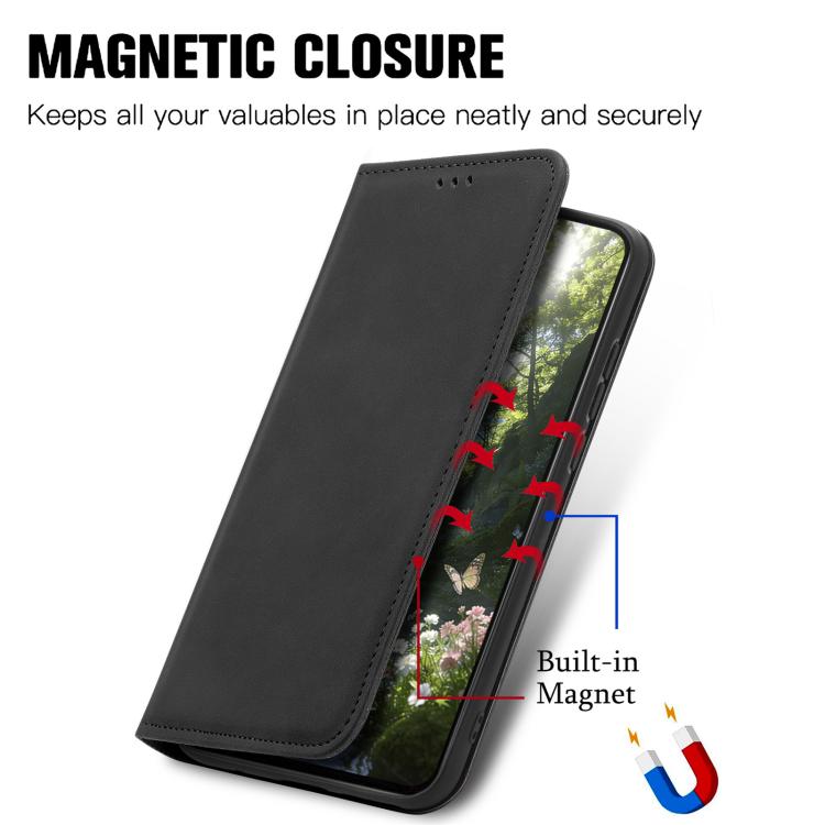 For Nothing Phone 4a Pro Retro Skin Feel Magnetic Flip Leather Phone Case
