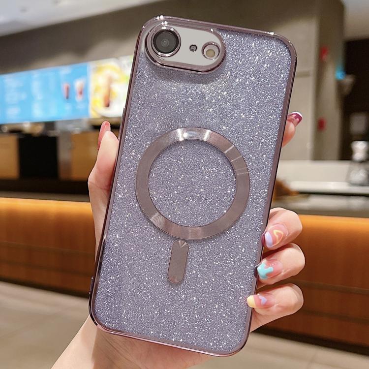 For iPhone 17e / 16e Glitter Electroplating MagSafe TPU Phone Case