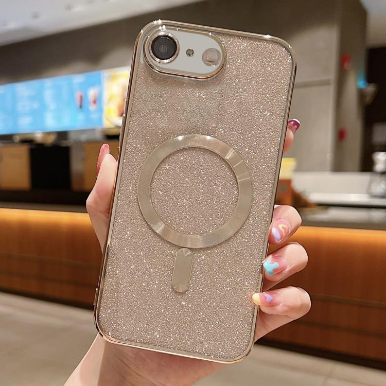 For iPhone 17e / 16e Glitter Electroplating MagSafe TPU Phone Case