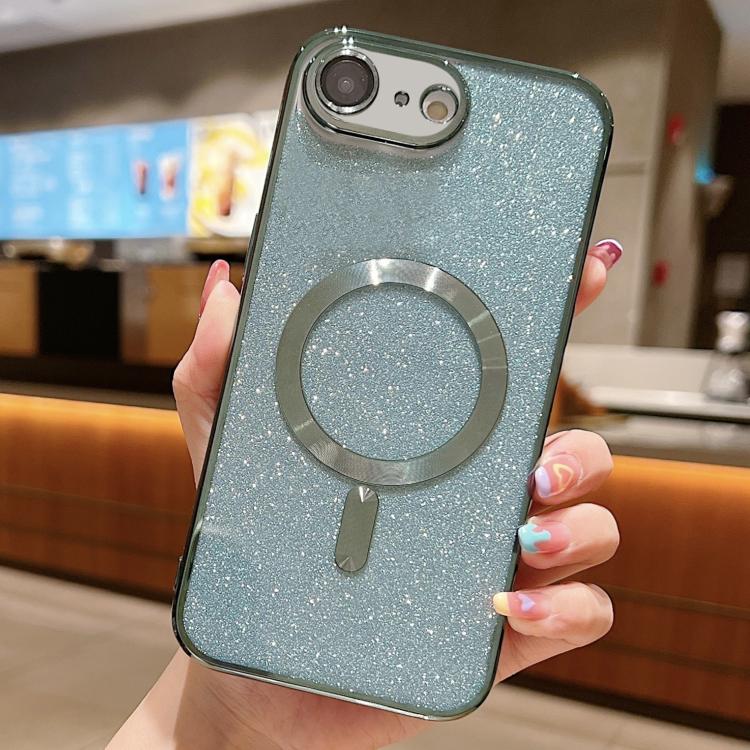 For iPhone 17e / 16e Glitter Electroplating MagSafe TPU Phone Case