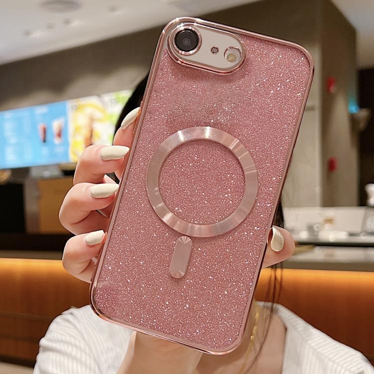 For iPhone 17e / 16e Glitter Electroplating MagSafe TPU Phone Case