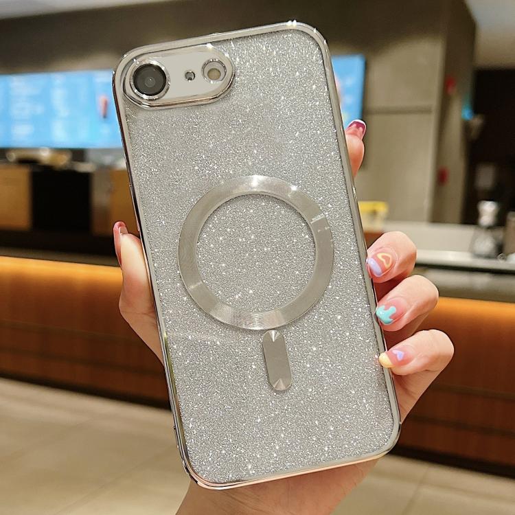 For iPhone 17e / 16e Glitter Electroplating MagSafe TPU Phone Case