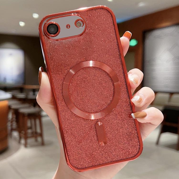 For iPhone 17e / 16e Glitter Electroplating MagSafe TPU Phone Case