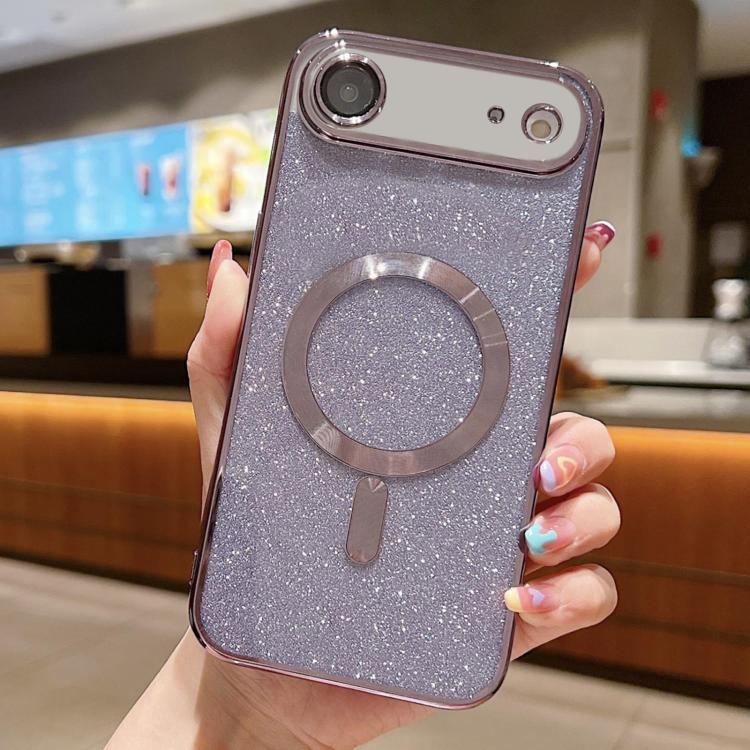 For iPhone Air Glitter Electroplating MagSafe TPU Phone Case