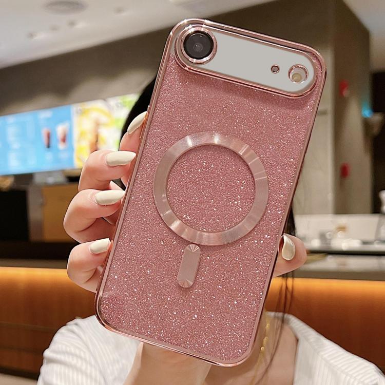 For iPhone Air Glitter Electroplating MagSafe TPU Phone Case